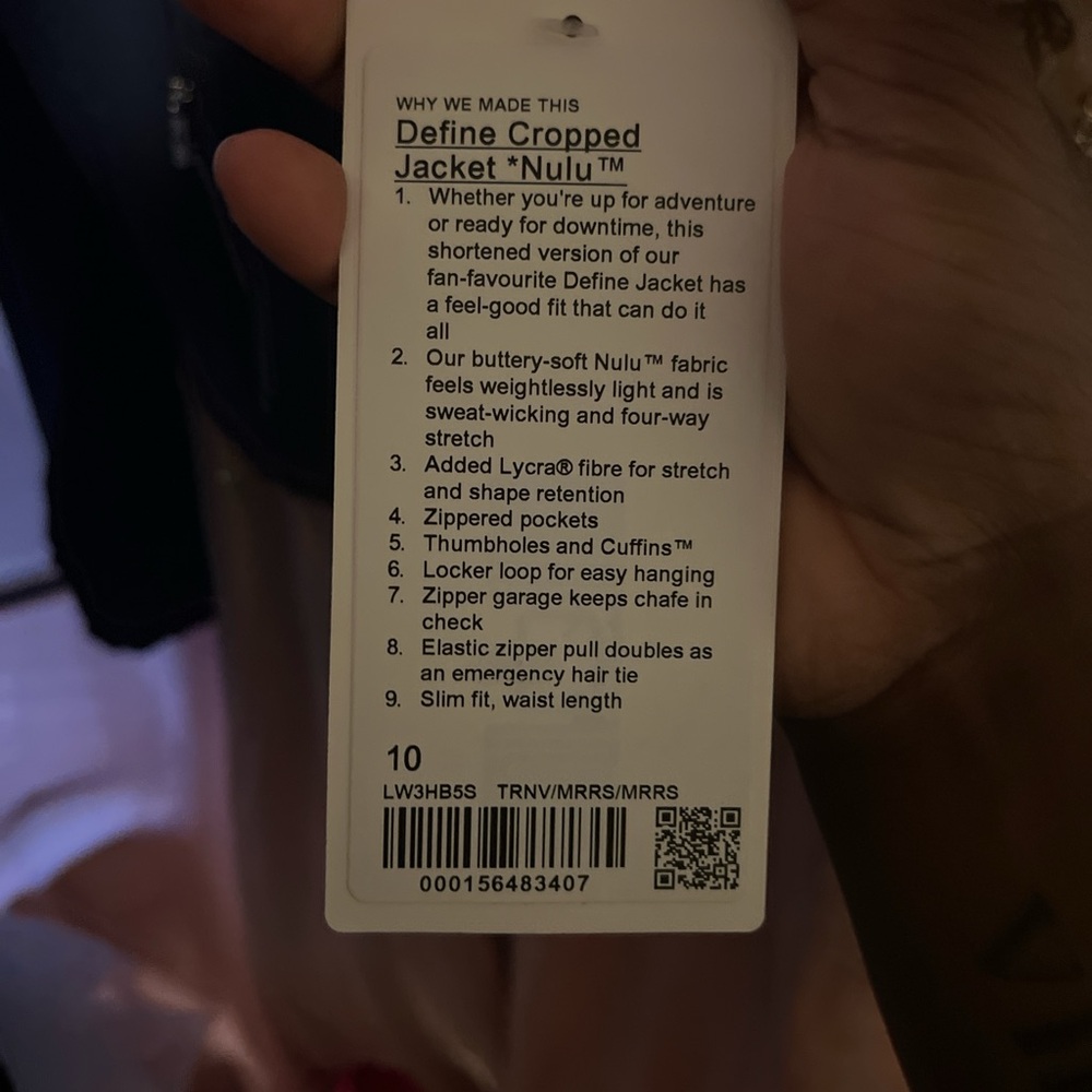 Lululemon Navy Blue Jacket